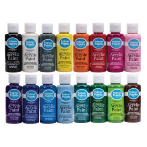 Palmer 2oz 16 Color Acrylic Paint Set, Perfect Color Selection