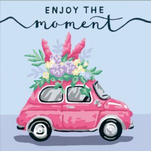 Ravensburger CreArt Enjoy The Moment Paint by Numbers Kit for Adults - Painting Arts and Crafts for Ages 12 and Up