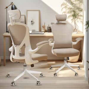 SICHY AGE Home Desk Chair Ergonomic Chair with Headrest Study Chair Computer Chair Desk Chair Adjustable Headrest Lumbar Support Office Chair Heavy Duty Office Chair