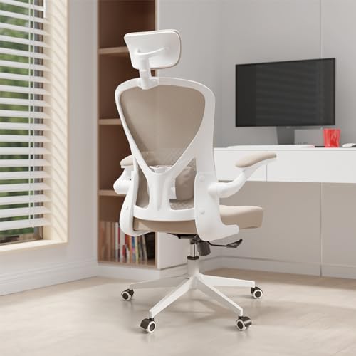 SICHY AGE Home Desk Chair Ergonomic Chair with Headrest Study Chair Computer Chair Desk Chair Adjustable Headrest Lumbar Support Office Chair Heavy Duty Office Chair