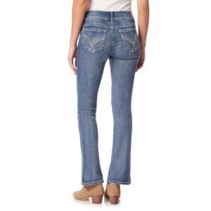 WallFlower Women's Size Luscious Curvy Bootcut Mid-Rise Bling Insta Stretch Juniors Jeans (Standard, Galaxy Legacy, 20 Plus
