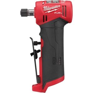 milwaukee m12 fuel 1/4 right angle die grinder - no charger, no battery, bare tool only
