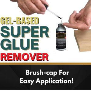 Starbond 2 oz. Super Glue Remover - Dissolves Super Glue, CA Glue Debonder, Easy Brush Cap Applicator