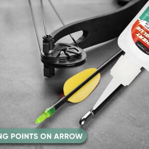 Starbond 1 oz. Premium Archery Fletching Super Glue (Less Brittle, High Impact Resistance), Includes Instant-Dry Activator for Archery Fletching, Arrow Inserts, and Precision Repairs