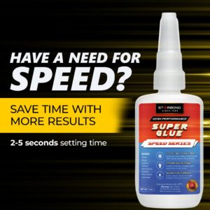 STARBOND Premium XL Thin Super Glue, Super Fast Drying Time (3-5 Seconds), 56 Grams