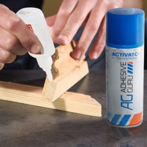 Adhesive Guru CA Glue Accelerator Spray (2 x 13.5 fl oz) Aerosol Activator for Super Glues (2 Pack)