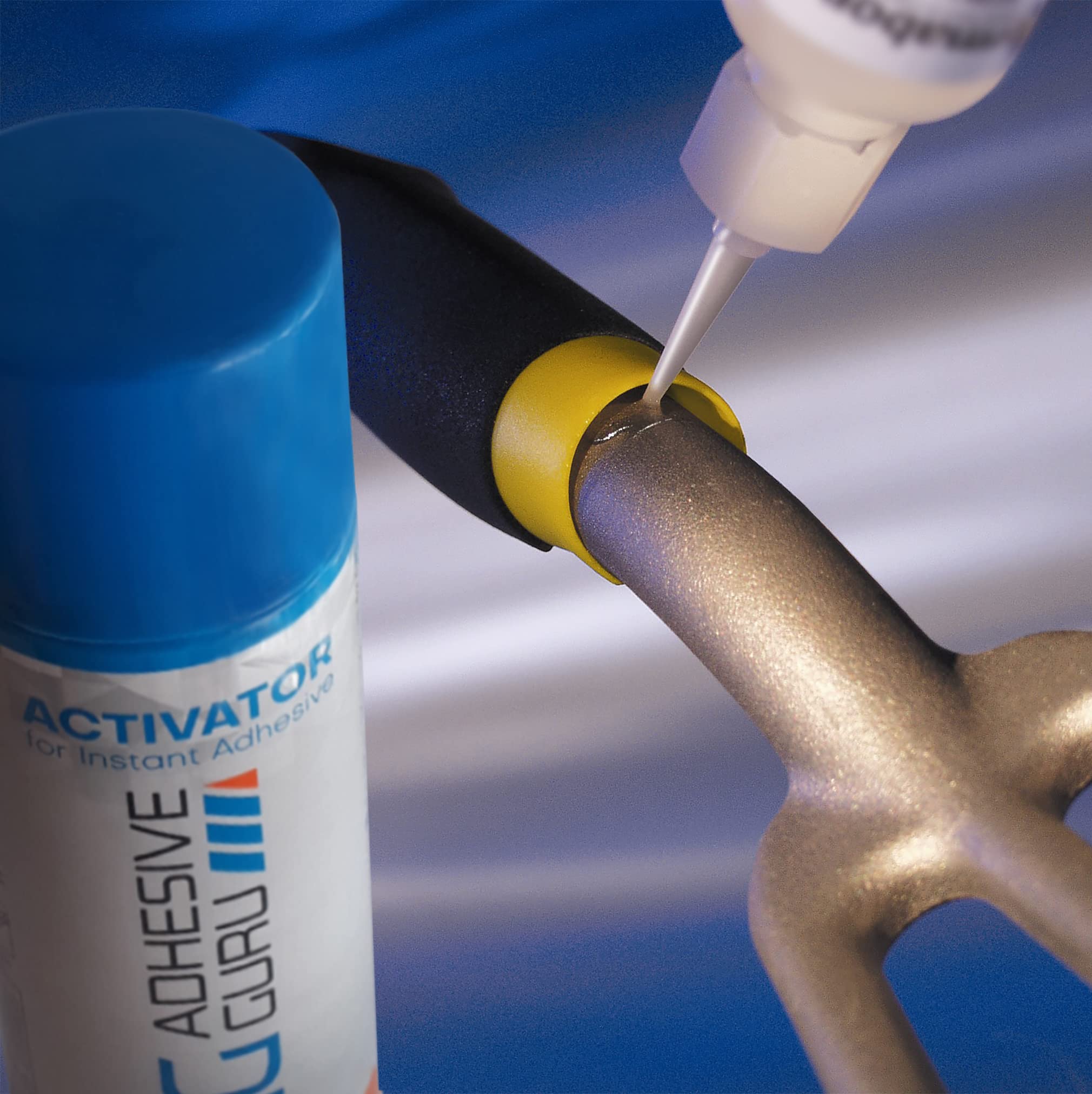 Adhesive Guru CA Glue Accelerator Spray (2 x 13.5 fl oz) Aerosol Activator for Super Glues (2 Pack)