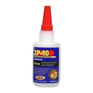 fastcap 2p-10 professional thick wood adhesive glue - ideal for wood works - all purpose application - 4000 psi tensile & sheer - 2 oz. - 80208