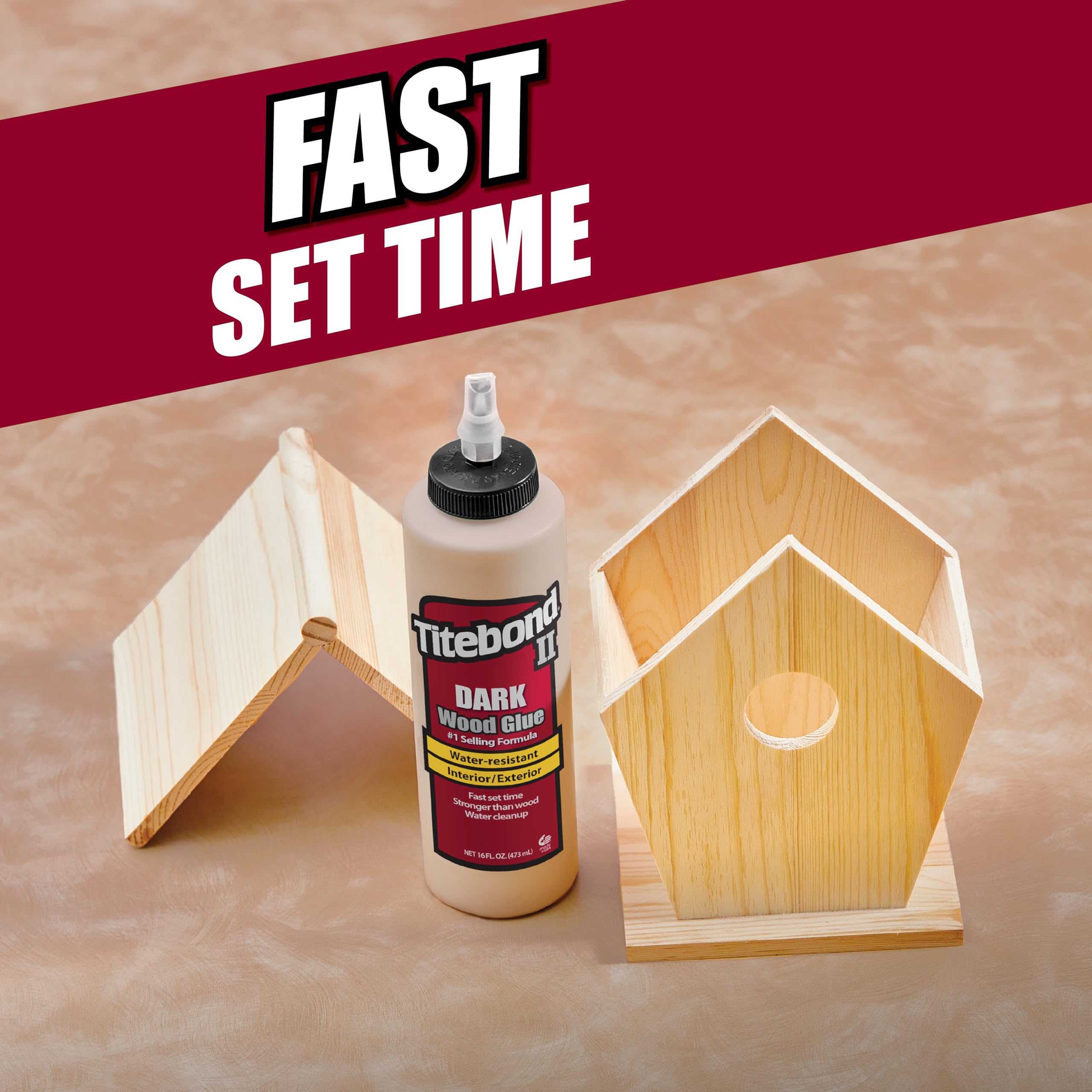 Franklin 3704Wood GLUES Titebond Dark Glue pint