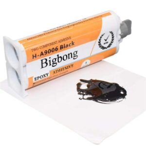 bigbong 50ml 1:1 black epoxy resin ab glue curing time 5 minutes epoxy glue 2-part epoxies epoxy adhesive for bonding stainless steel metal wood ceramic stone plastic