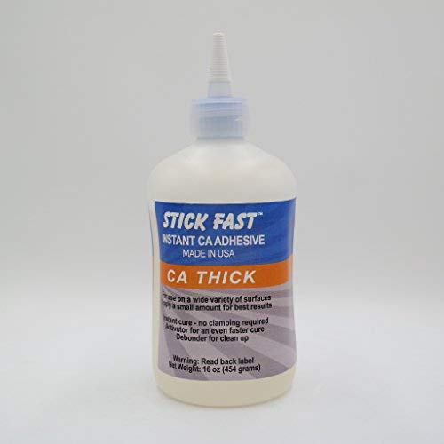 Stick Fast CA Quick Set Adhesive Thick 16 oz