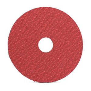 BHA Ceramic Resin Fiber Sanding and Grinding Discs, 4.5” x 7/8”, 60 Grit - 25 Pack