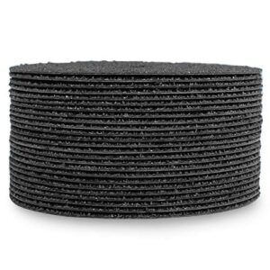 BHA Silicon Carbide Resin Fiber Sanding and Grinding Discs, 5” x 7/8” Arbor Hole - 25 Pack (24 Grit)