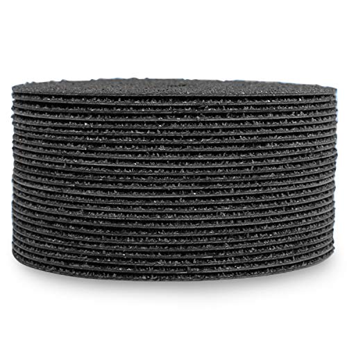 BHA Silicon Carbide Resin Fiber Sanding and Grinding Discs, 5” x 7/8” Arbor Hole - 25 Pack (24 Grit)