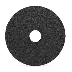 BHA Silicon Carbide Resin Fiber Sanding and Grinding Discs, 5” x 7/8” Arbor Hole - 25 Pack (24 Grit)