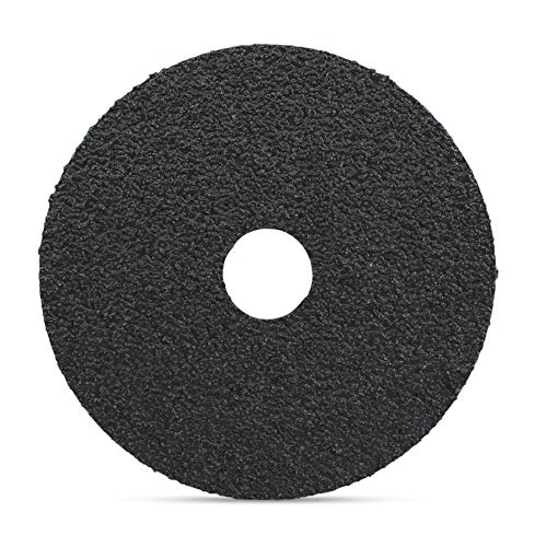 BHA Silicon Carbide Resin Fiber Sanding and Grinding Discs, 5” x 7/8” Arbor Hole - 25 Pack (24 Grit)