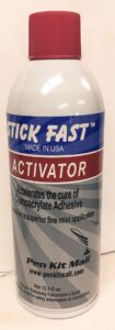 stick fast aerosol activator multipurpose adhesive spray, clear, 12.5 ounces