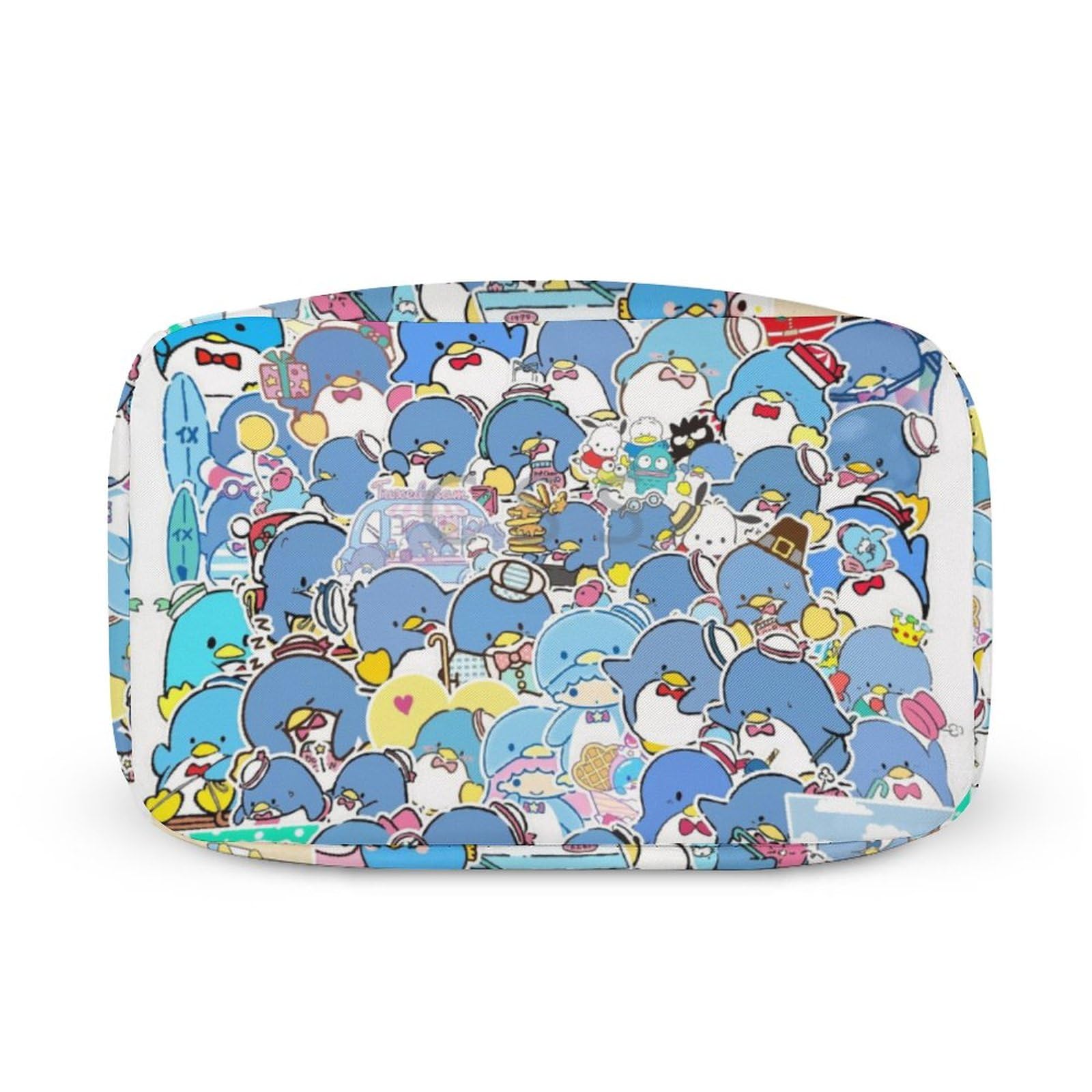 Cartoon Lunch Bag Tuxedosamm Lunch Tote Bag Portable Lunch Box With Pocket for Womens Men