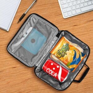 LOGOVISION Harry Potter Draco Cute Chibi Character Insulated Soft Sided Lunch Box - Reusable Lunch Bag For School Office Work, BPA Free