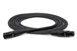 hosa hmic-005 rean xlr3f to xlr3m pro microphone cable, 5 feet