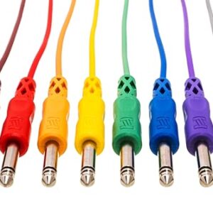 Hosa CPP-845 1/4" TS to Same Unbalanced Patch Cables, 1.5 Feet