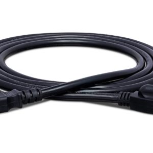 Hosa PWC-408 IEC C13 to NEMA 5-15P Power Cord, 8 Feet