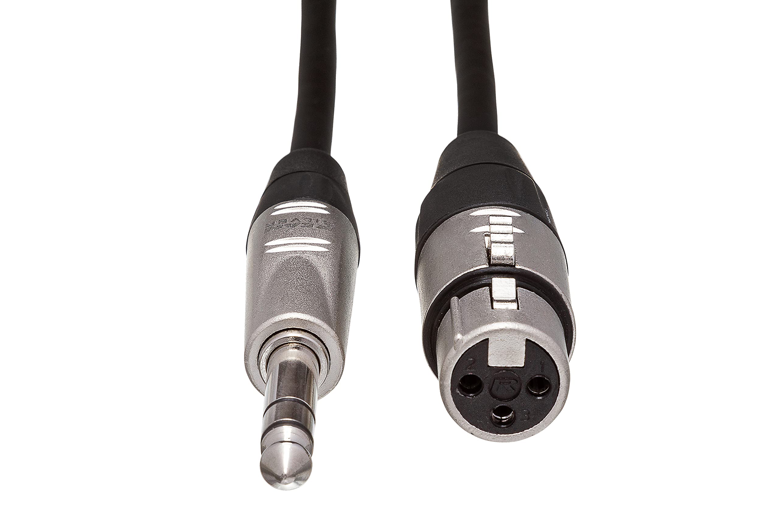 Hosa HXS-010 REAN XLR3F to 1/4" TRS Pro Balanced Interconnect Cable, 10 Feet