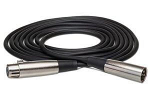 hosa xlr-120 xlr3f to xlr3m balanced interconnect cable, 20 feet