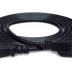 Hosa PWC-148 IEC C13 to NEMA 5-15P Power Cord, 8 Feet