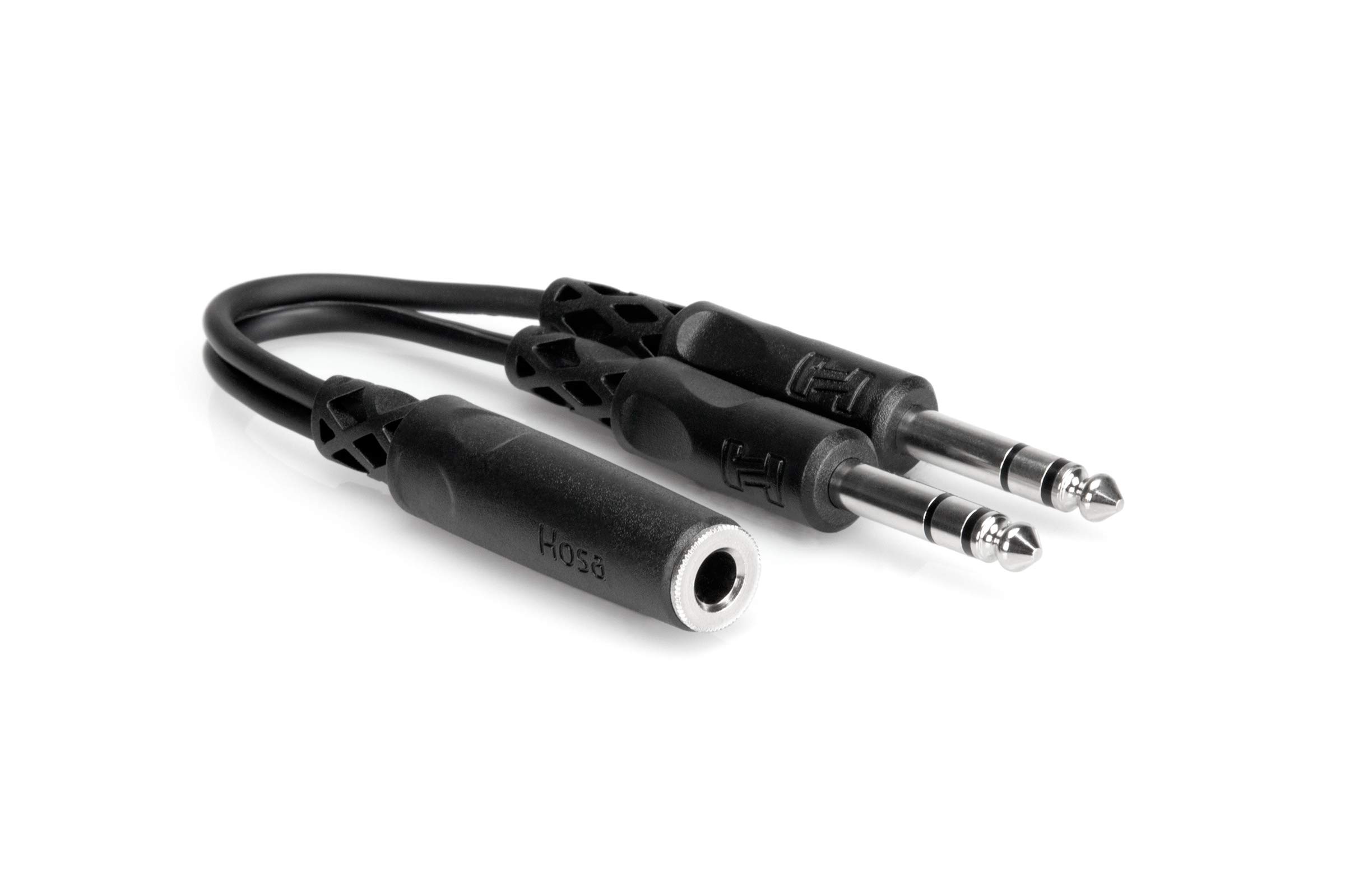 Hosa YPP-308 1/4" TRSF to Dual 1/4" TRS Y Cable