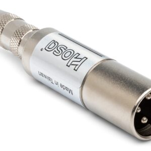 Hosa MIT-129 1/4" TS to XLR3M Impedance Transformer