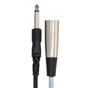 Hosa PXM-105 1/4" TS to XLR3M Unbalanced Interconnect Cable, 5 Feet