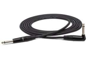 hosa hgtr-010r rean straight to right angle pro guitar cable, 10 feet