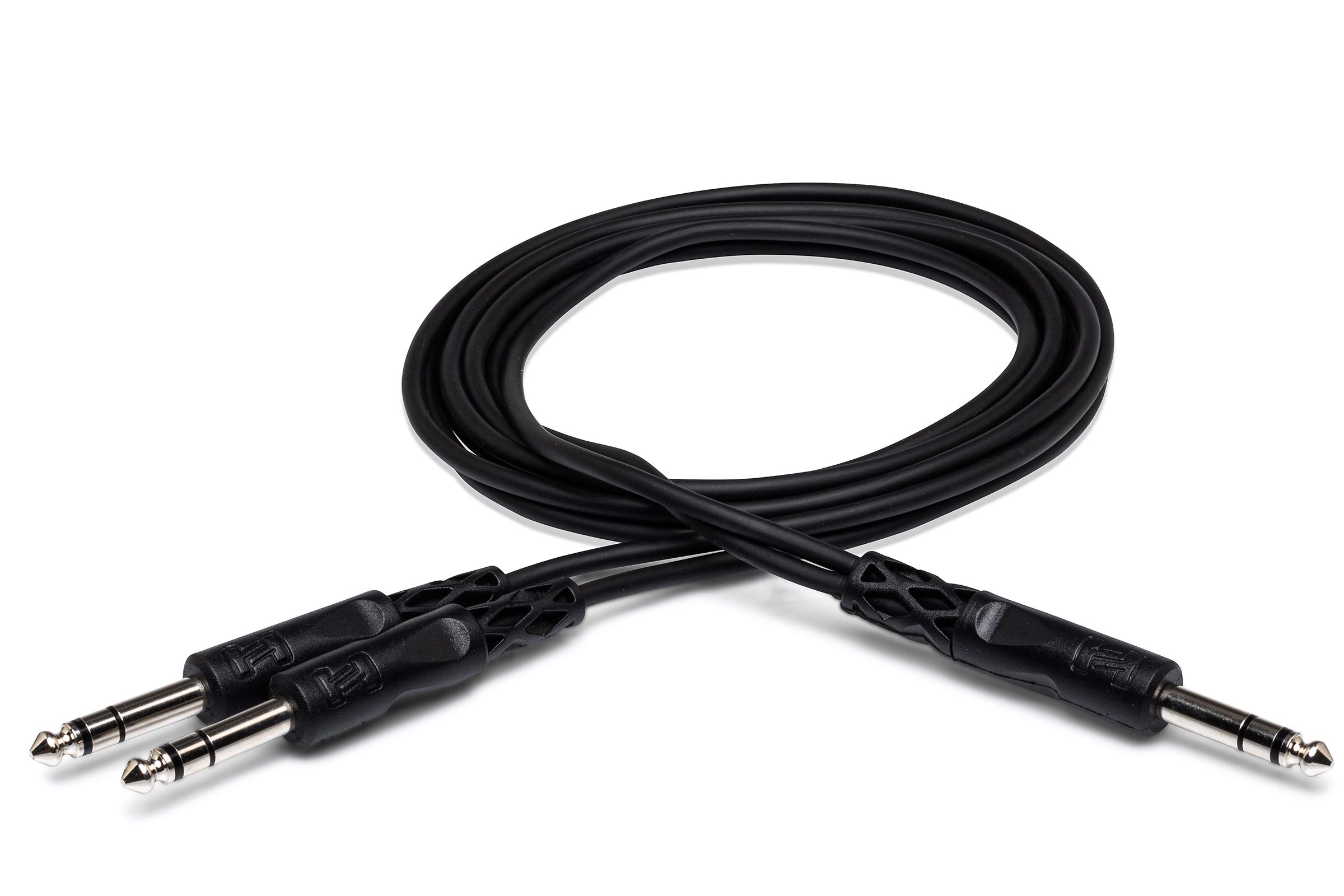 Hosa CYS-103 Y Cable, 1/4 in TRS to Dual 1/4 in TRS, 3 ft