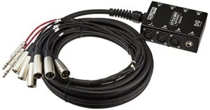 hosa sh-6x2-30 little bro' sub snake - 6 xlr sends, 2 1/4" trs returns - 30 feet