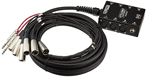 Hosa SH-6X2-30 Little Bro' Sub Snake - 6 XLR Sends, 2 1/4" TRS Returns - 30 Feet