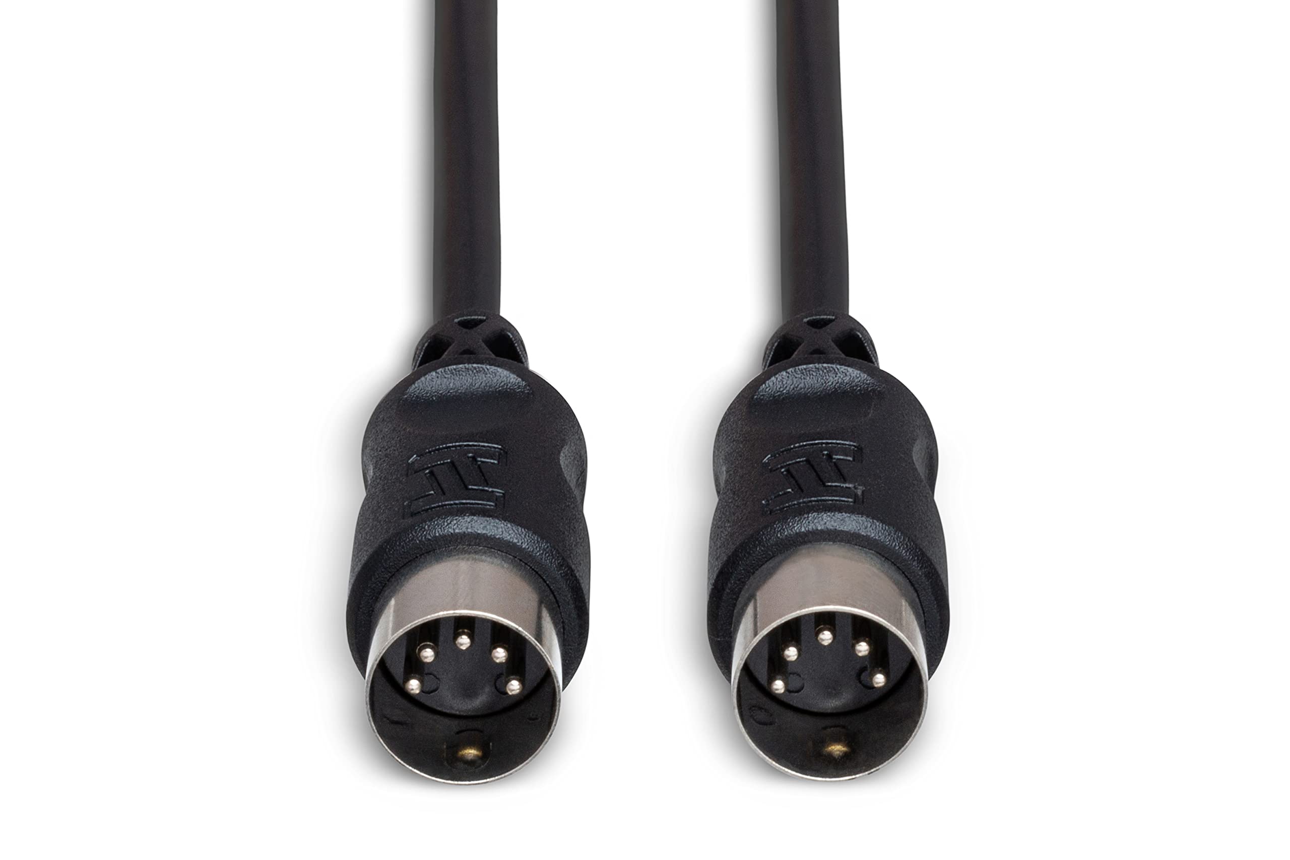 Hosa MID-303BK 5-Pin DIN to 5-Pin DIN MIDI Cable, 3 Feet