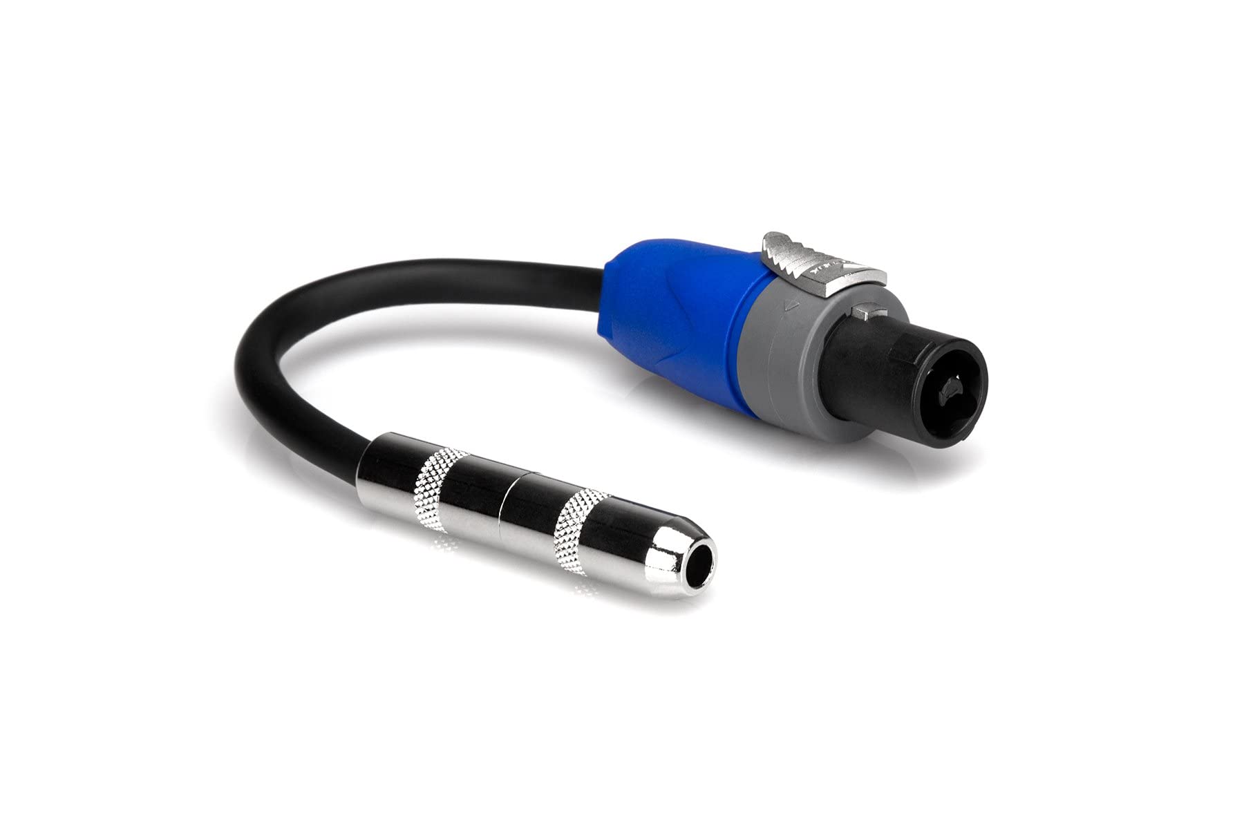 Hosa GSK-112 1/4 inch TS to Neutrik speakON Speaker Adaptor Cable, 12 AWG x 2 OFC