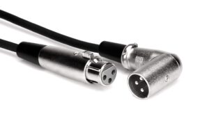 hosa xrr-101.5 cable xlr3f - xlr3m ra 1.5 feet