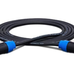 HOSA SKT Pro 14 Gauge Speaker Cables REAN speakOn - (30 Feet) (Black)