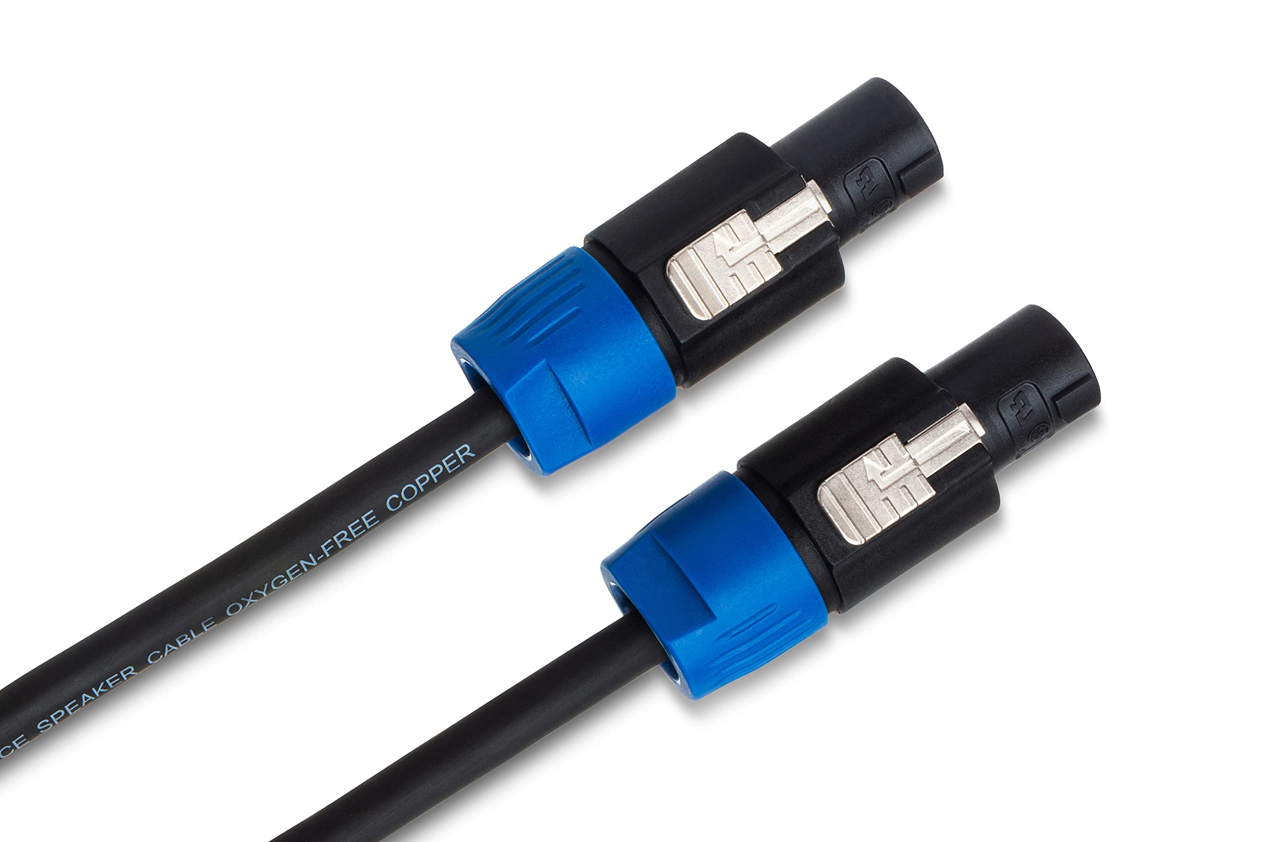 HOSA SKT Pro 14 Gauge Speaker Cables REAN speakOn - (30 Feet) (Black)