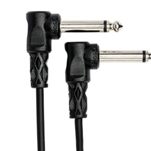 Hosa CFS-106 Molded Right Angled Guitar Patch Cable, 6 Inch