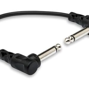 Hosa CFS-106 Molded Right Angled Guitar Patch Cable, 6 Inch