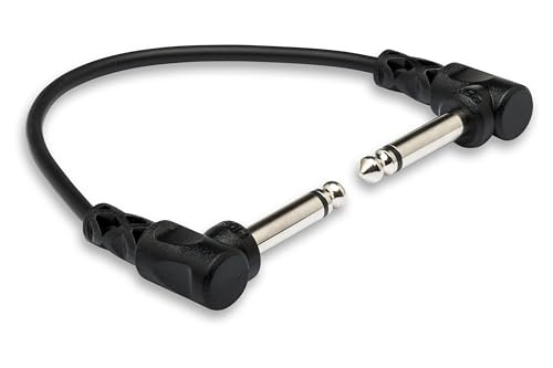 Hosa CFS-106 Molded Right Angled Guitar Patch Cable, 6 Inch