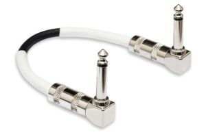 hosa cpe-118 right angle to right angle guitar patch cable, 18 inch