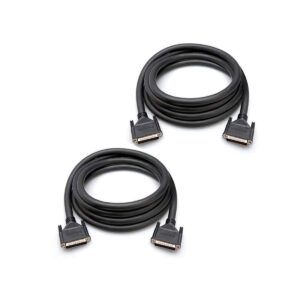 hosa technology 2x male db-25 to male db-25 balanced snake cable 1.5'
