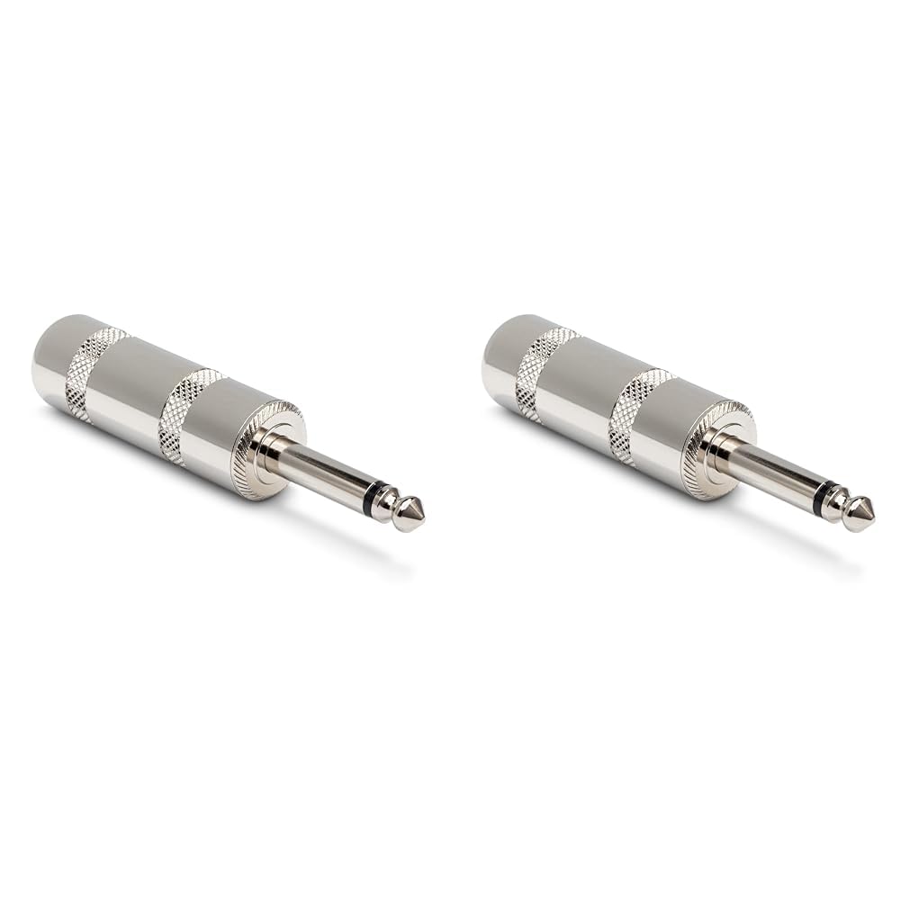 Hosa JMB-025 Jumbo 1/4" TS Connector (Pack of 2)