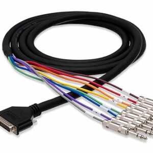 Hosa DTP802 Snake Cable DB25 To 8 x TRS 6.6Ft DB25 to TRS Snake