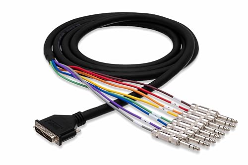 Hosa DTP802 Snake Cable DB25 To 8 x TRS 6.6Ft DB25 to TRS Snake