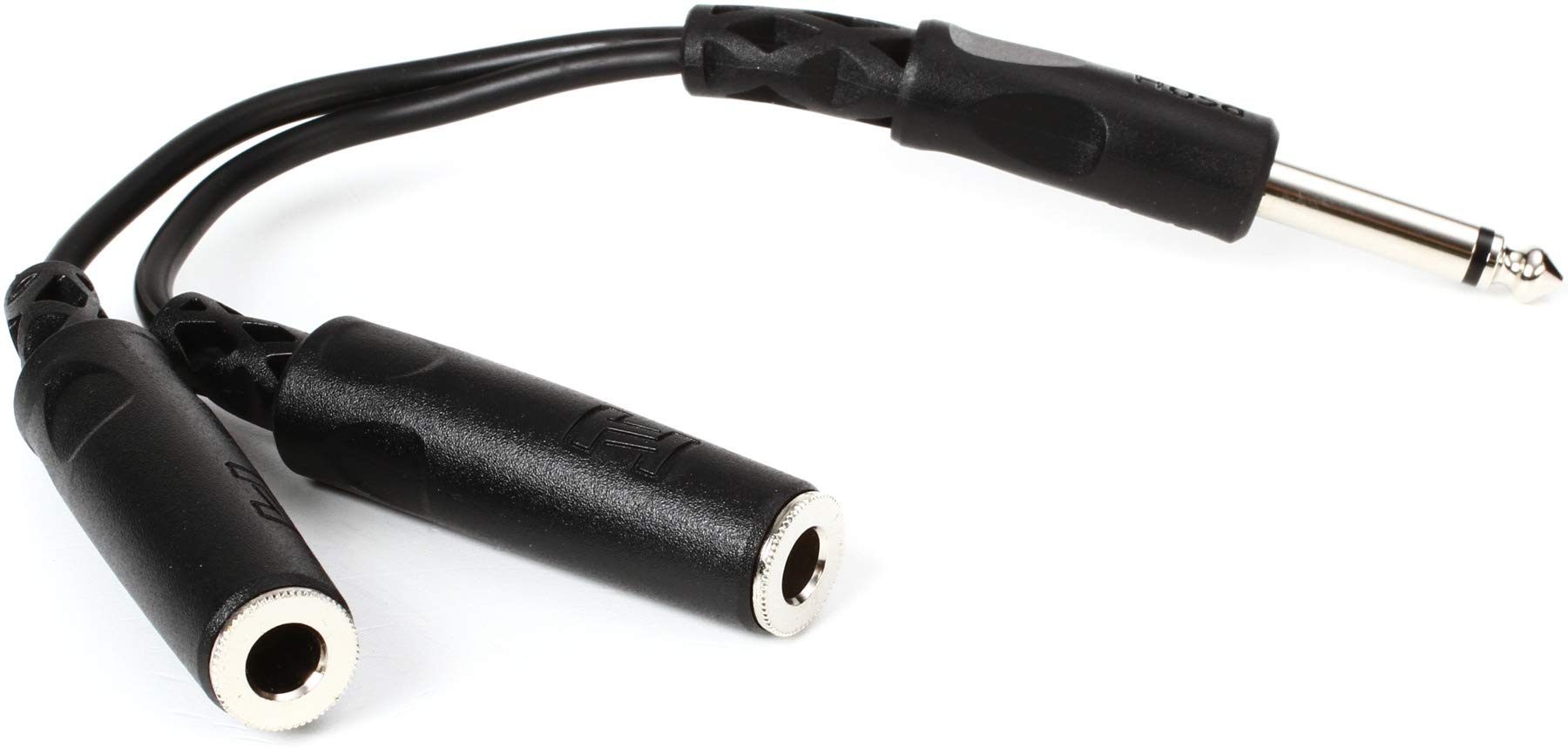 Hosa YPP-111 1/4" TS to Dual 1/4" TSF Y Cable (Pack of 2)